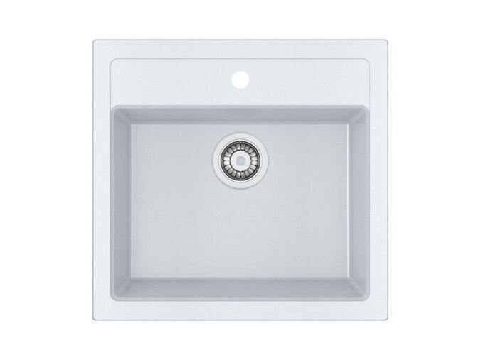 Franke Sirius tectonitový dřez SID 610, 560x530mm, bílá