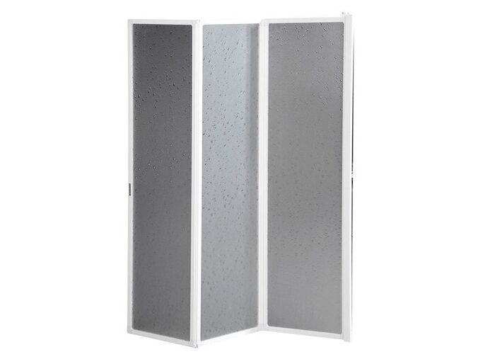 Sapho Vanová zástěna skládací 1200mm, bílý profil, polystyren výplň