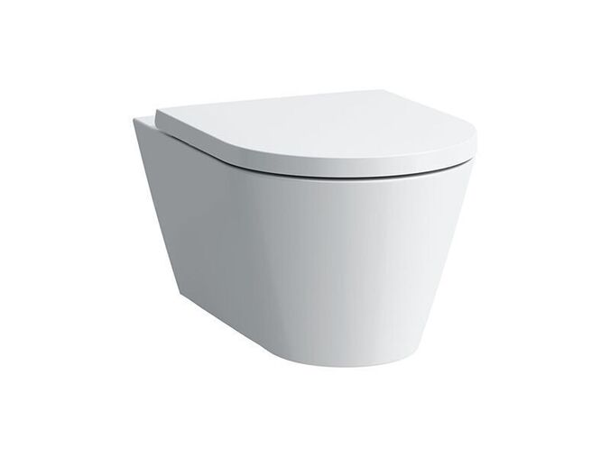 Laufen Kartell závěsné WC, 54,5x37 cm, Rimless, hluboké splachování, kapotovaný, bílá