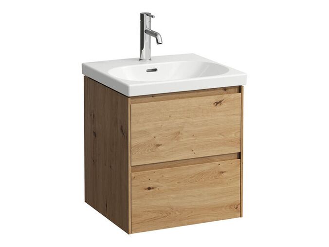 Laufen Lani skříňka pro umyvadlo, 48x45x51,5 cm, 2x zásuvka, divoký dub