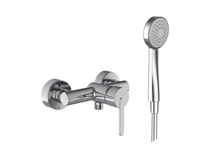 Laufen Lua sprchová nástěnná páková baterie, s ruční sprchou, chrom
