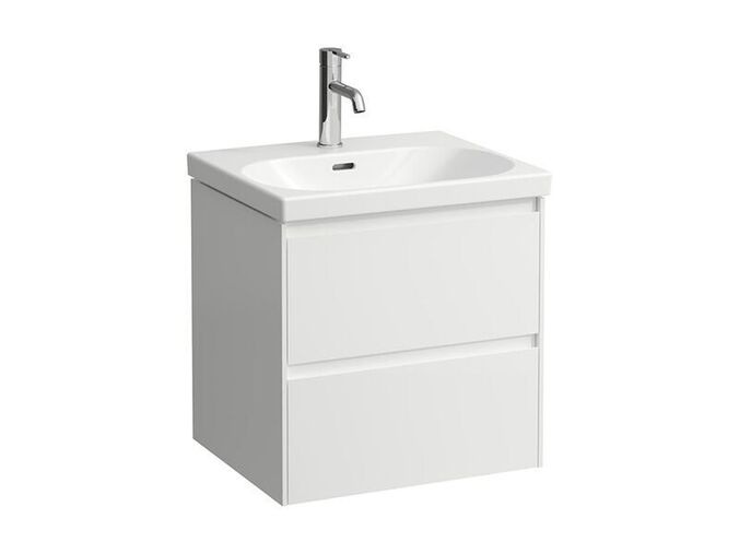 Laufen Lua skříňka s umyvadlem 55x46x56,7 cm, 2x zásuvka, bílá mat