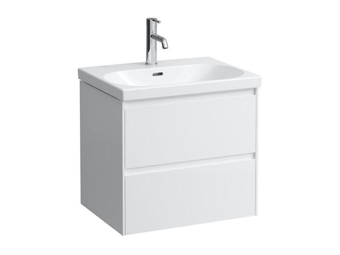 Laufen Lua skříňka s umyvadlem 60x46x56,7 cm, 2x zásuvka, bílá mat