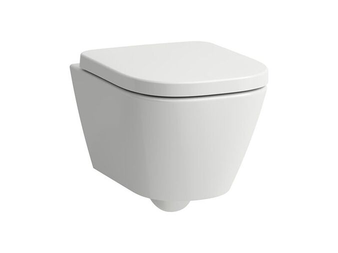 Laufen Meda závěsné WC 49x36 cm, Rimless, kapotovaný, bílá