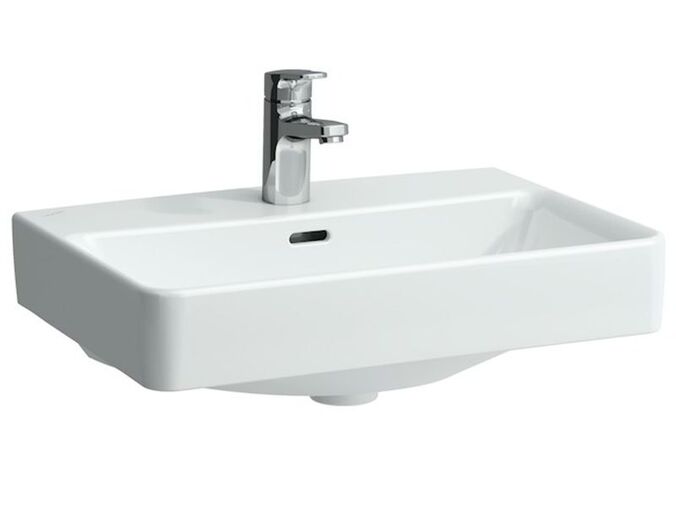 Laufen Pro S nástěnné umyvadlo 55x38 cm, s otvorem pro baterii, LCC, bílá