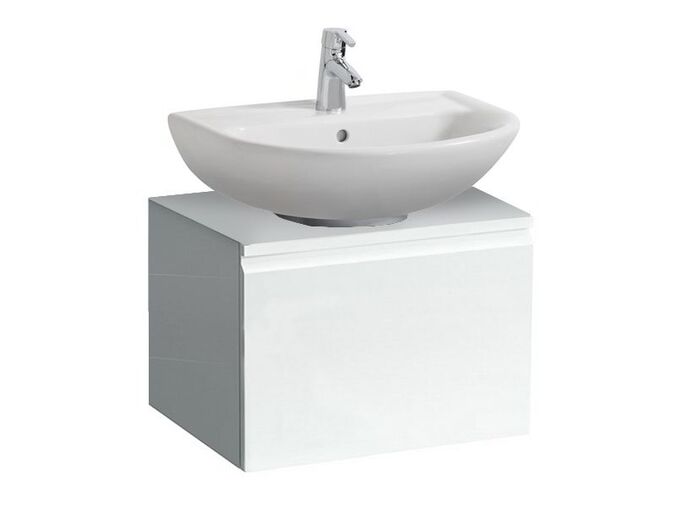 Laufen Pro B skříňka pod umyvadlo 57x37,3 cm, 1 zásuvka, 1 police, límec, bílá mat