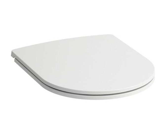Laufen Pro Slim Slim klozetové sedátko 37x44,5 cm, ocelové úchyty, bílá