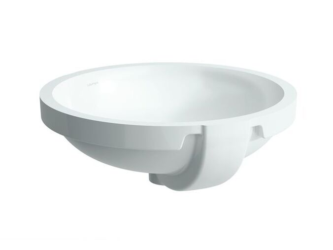 Laufen Pro B zápustné umyvadlo 42x42 cm, bez otvoru baterii, bez přepadu, bílá