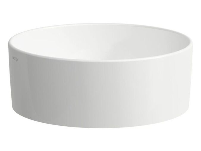 Laufen Savoy umyvadlo na desku, průměr 420 mm, bez přepadu, bílá