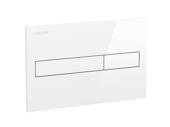 Laufen Installation System LIS splachovací tlačítko 25x1x16 cm, Dual Flush, bílé