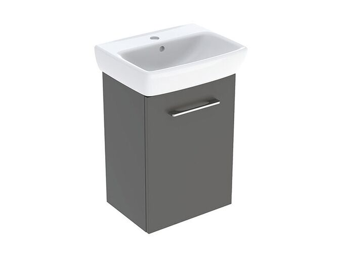 Geberit Selnova Square skříňka s umývátkem 45x35x64,9 cm, 1x dvířka, lakovaná mat, láva