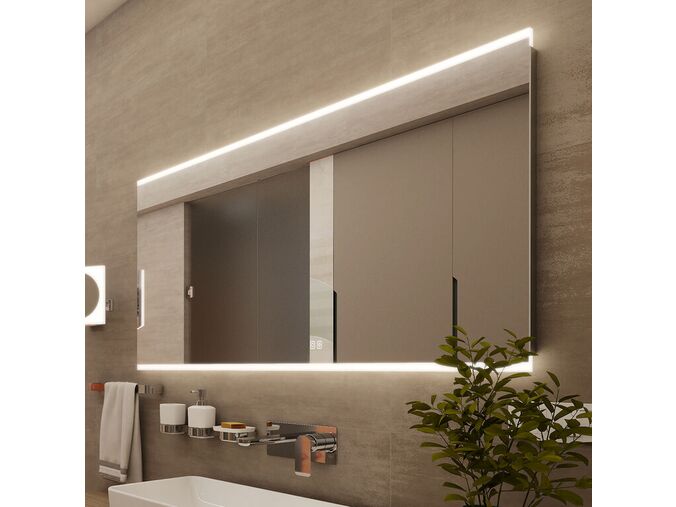 Nimco Zrcadla LED zrcadlo 1000x700 se dvěma dotykovými senzory