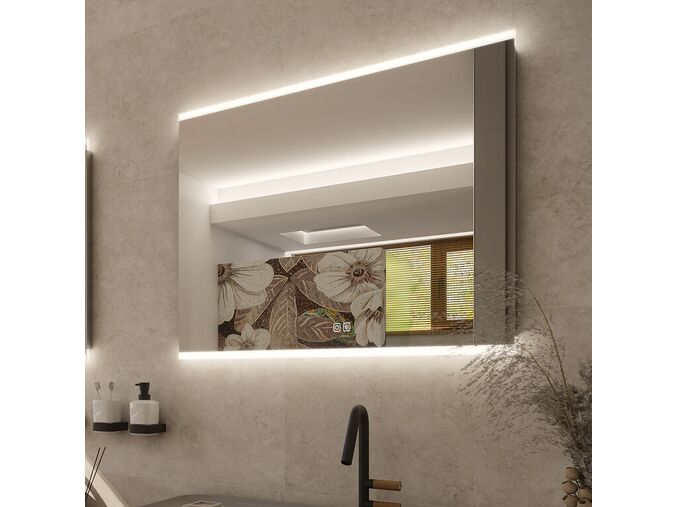 Nimco Zrcadla LED zrcadlo 800x700 se dvěma dotykovými senzory