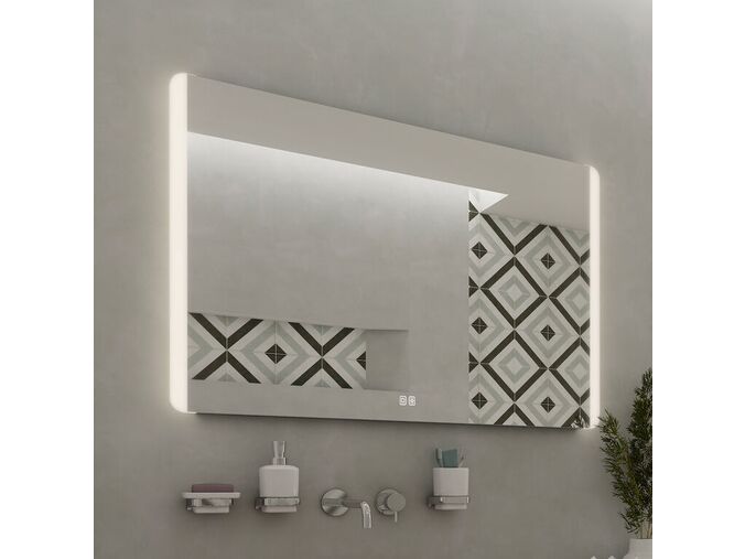 Nimco Zrcadla LED zrcadlo 800x700 se dvěma dotykovými senzory