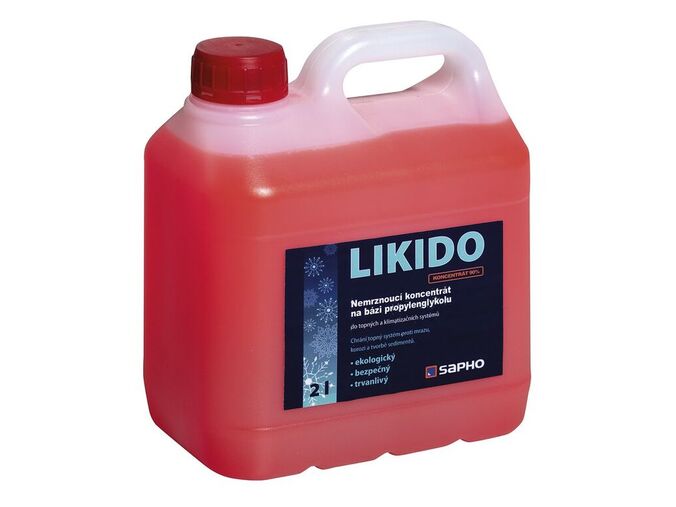 Sapho LIKIDO nemrznoucí teplonosná směs do otopných těles, 2 l