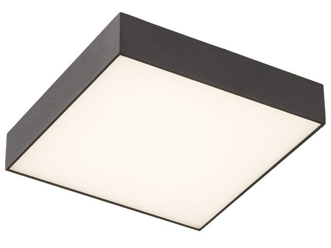 Sapho RISA stropní LED svítidlo 30W, 300x300mm, 230V, černá