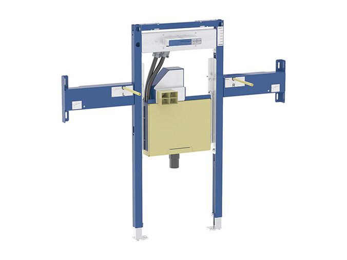Geberit Duofix prvek pro umyvadlo šířky 120 cm a nástěnnou armaturu One, částečně vysoký