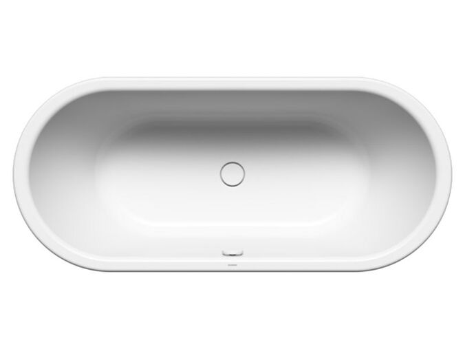 Kaldewei Meisterstück Centro Duo Oval 1128 volně stojící vana 180x80 cm, bílá, Perl-effekt, odhlučněné provedení, odtoková souprava s napouštěním