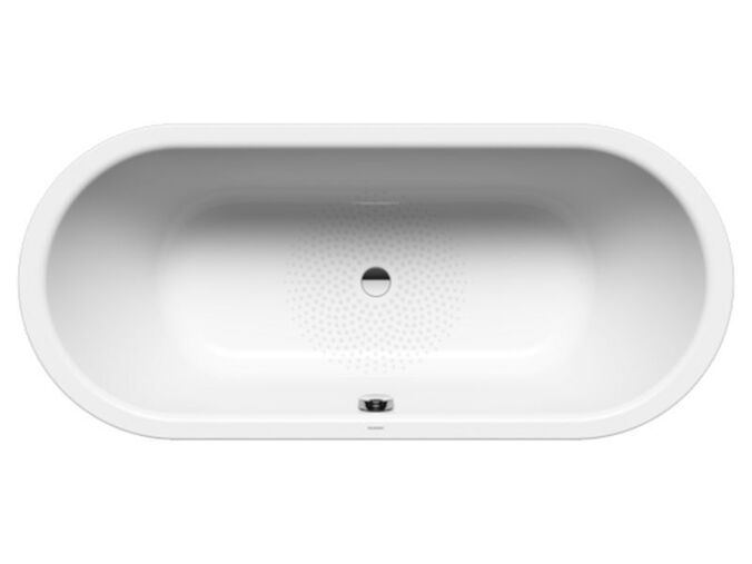 Kaldewei Meisterstück Classic Duo Oval 1113 volně stojící vana 170x75 cm, Antislip, Perl-effekt, odhlučněné provedení, odtoková souprava, bílá