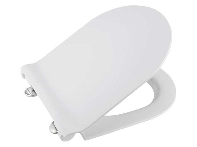 GSI PURA/KUBE X/NORM WC sedátko, SLIM, Soft Close, Quick Release, bílá/chrom