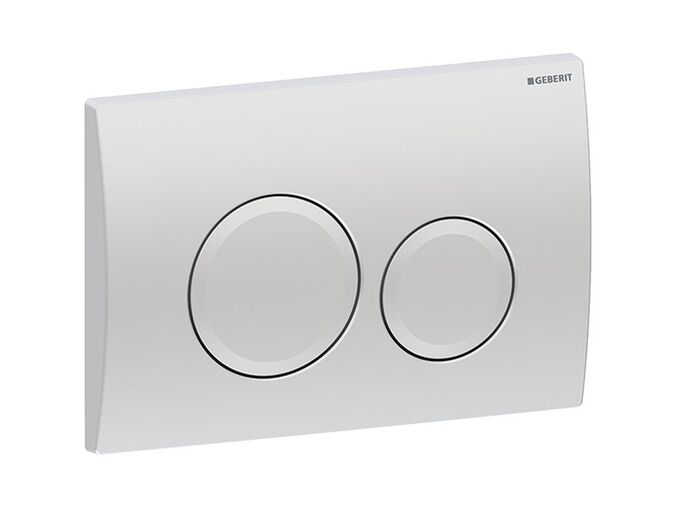 Geberit Delta20 ovladací tlačítko, pro 2 množství splachování, chrom mat