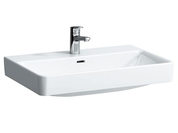 Laufen Pro S nástěnné umyvadlo 70x46,5 cm, s otvorem pro baterii, broušená spodní část, bílá