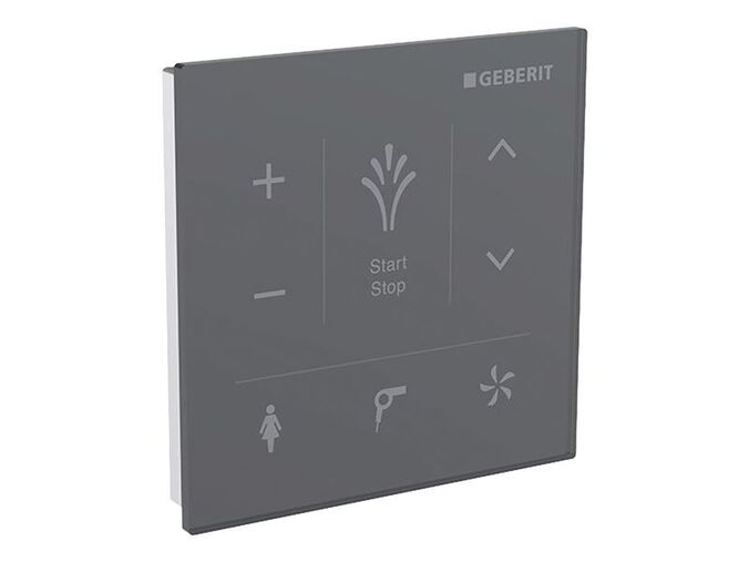 Geberit AquaClean nástěnný ovládací panel, sklo černé