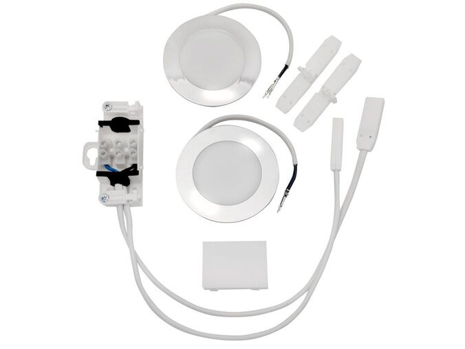 Sapho Sada LED osvětlení 2x2W, 4000K, 230V pro galerky KORIN, KAWA, ZOJA/KERAMIA FRESH