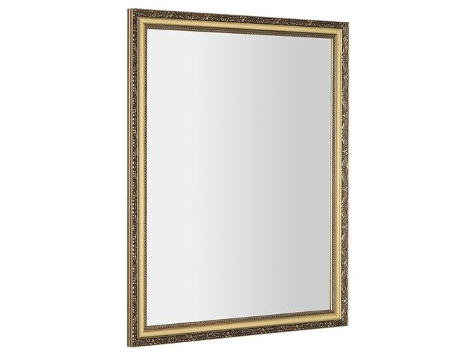 Sapho BOHEMIA zrcadlo v dřevěném rámu 686x886mm, zlatá