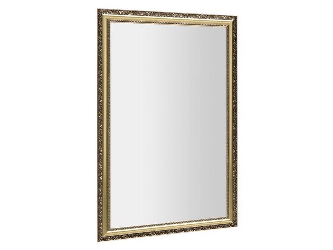 Sapho BOHEMIA zrcadlo v dřevěném rámu 589x989mm, zlatá