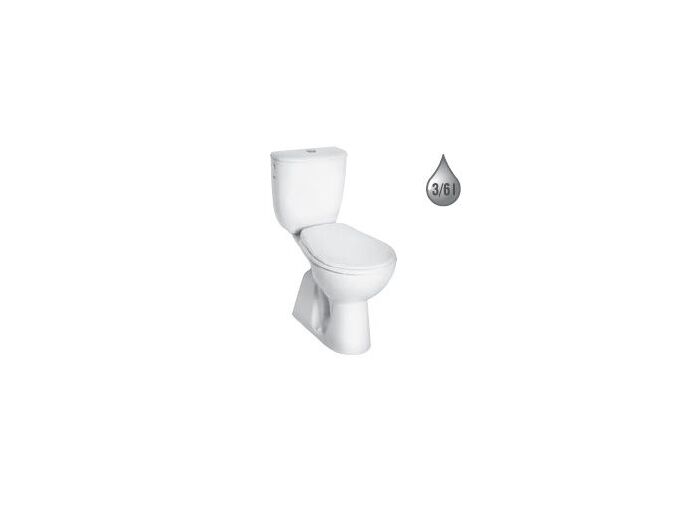 Kolo NOVA WC kombi svislý odpad, boční napouštění, 3/6l, bílá