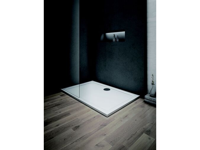 Olsen Spa Venets obdélníková vanička 80x90x3 cm, litý mramor, bílá