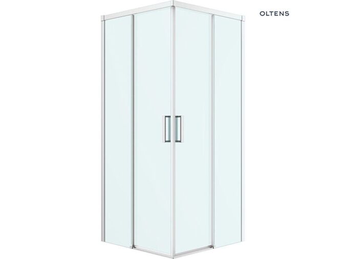 Oltens Breda sprchový kout 90x90 cm, čtvercový, chrom/průhledné sklo