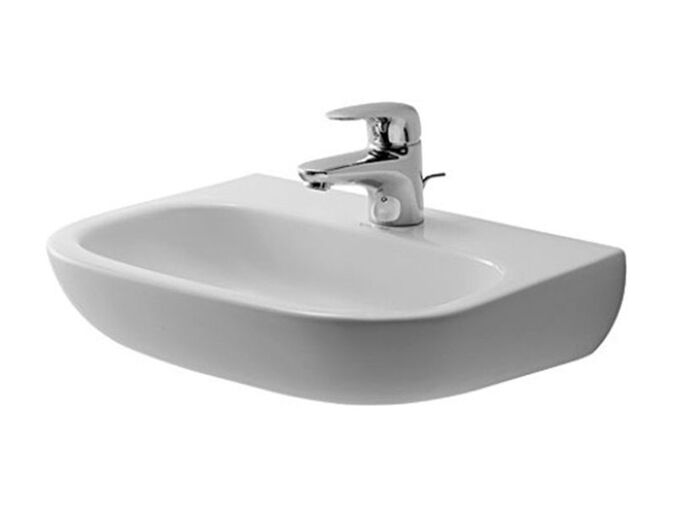Duravit D-Code Med umývátko 450x340mm bez přepadu, otvor pro baterii