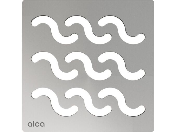 Alcadrain Designová mřížka 102x102mm, nerez