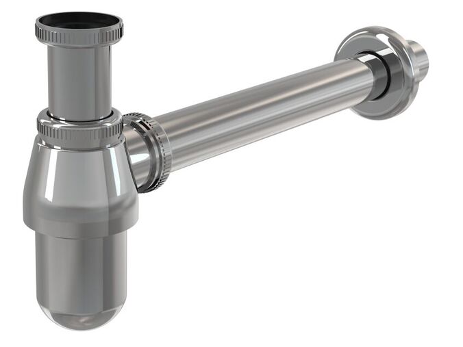 Alcadrain Sifon umyvadlový kov, průměr 32 mm, s převlečnou maticí 5/4, chrom