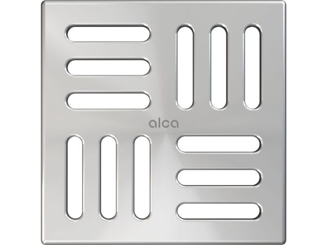 Alcadrain Designová mřížka 102x102mm, nerez