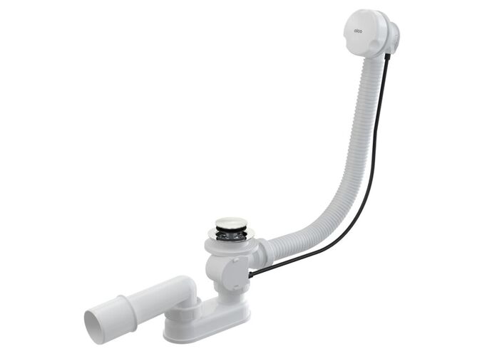 Alcadrain Sifon vanový automat komplet 57 cm, bílá