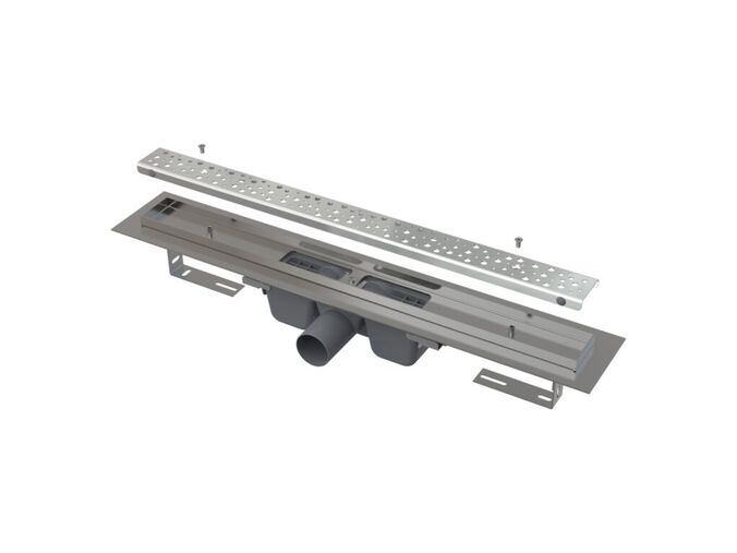 Alcadrain Antivandal Podlahový žlab s roštěm 65 cm, nerez mat