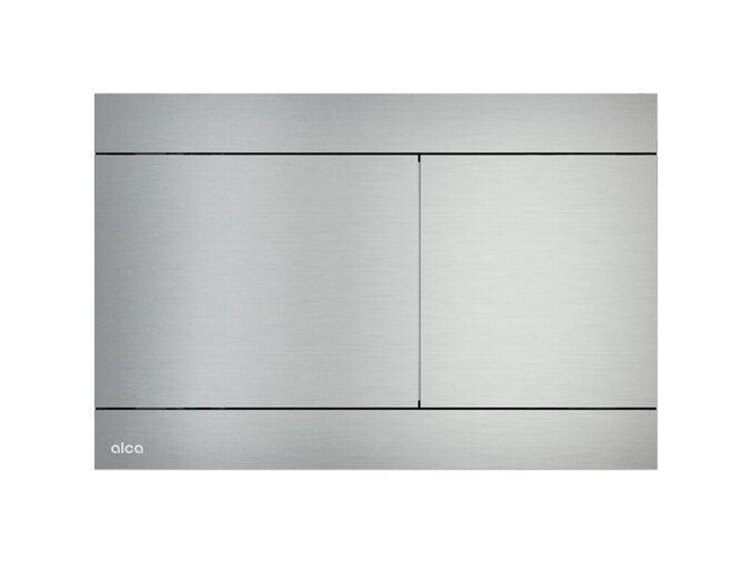 Alcadrain Fun Ovládací tlačítko Inox, pro 2 množství splachování, nerez polomat