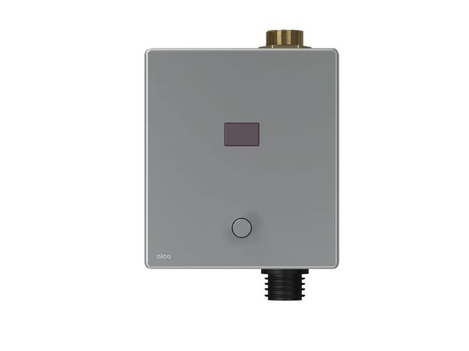 Alcadrain Automatický splachovač WC s manuálním ovládáním 6 V, kov  