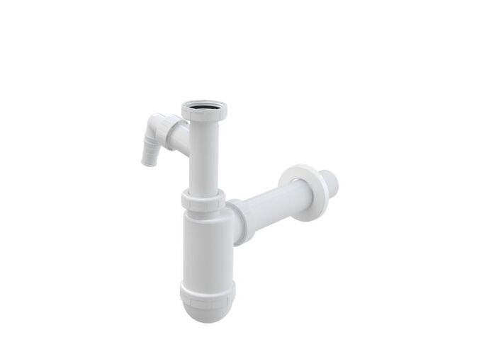 Alcadrain Sifon umyvadlový, průměr 40 mm, s přípojkou a převlečnou maticí 5/4