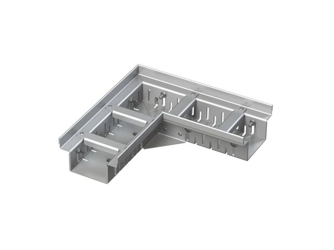 Alca Drenážní žlab rohový 10 cm nastavitelný, nerez 