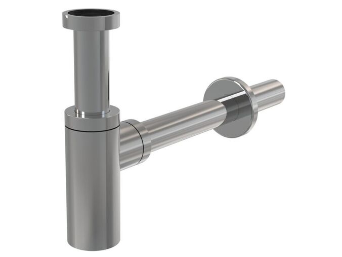 Alcadrain DESIGN sifon umyvadlový, průměr 32 mm, celokovový, kulatý, chrom - výprodej vzorku