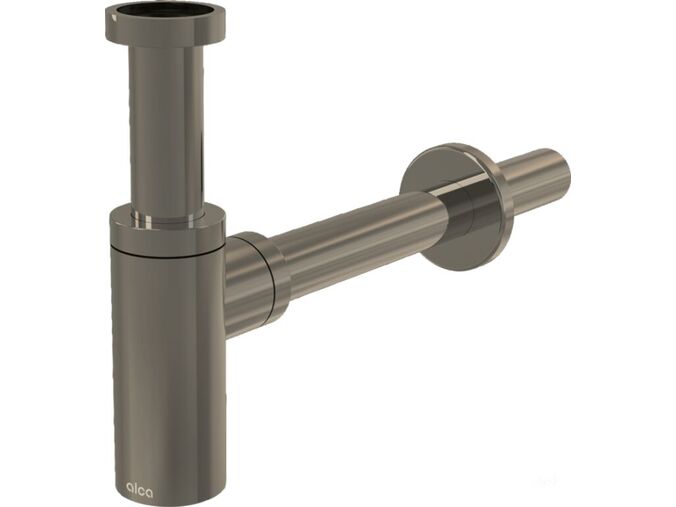 Alcadrain DESIGN Sifon umyvadlový DN32, Nickel kartáčovaný mat