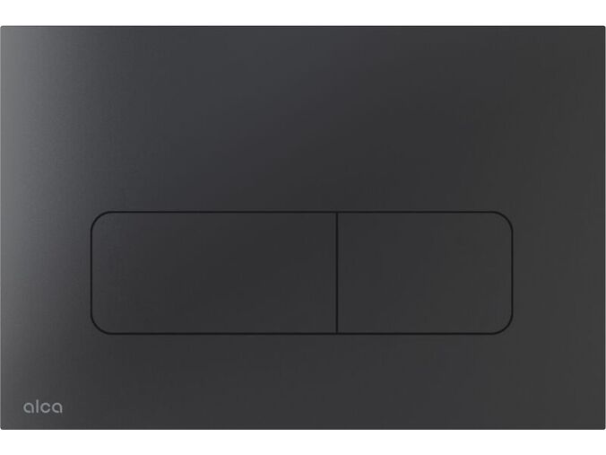 Alcadrain Moon Ovládací tlačítko Black, pro 2 množství splachování, nerez, černá mat