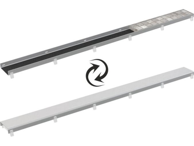Alcadrain Double rošt pro nerezový žlab, oboustranný 55 cm