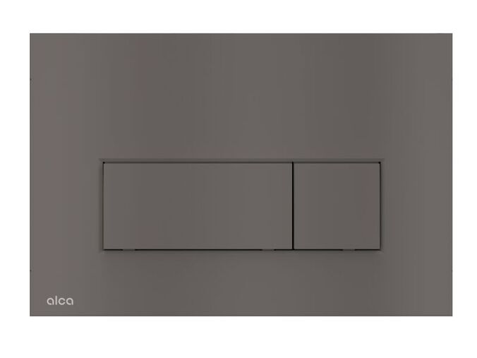 Alcadrain Thin Ovládací tlačítko M57-GM-M, pro 2 množství splachování, Gun metal kartáčovaný mat