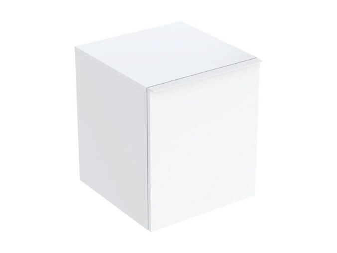 Geberit Acanto boční skříňka 45,2x52x47,5 cm 1x zásuvka s vnitřní zásuvkou, lakovaná lesk bílá
