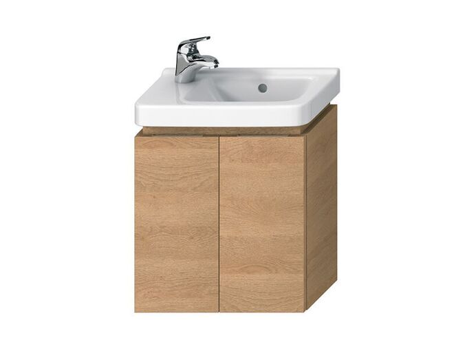 Jika Cubito Pure Skříňka pod umývátko 44x24,1x48 cm, 2x dveře, dub